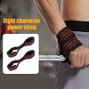 1 Stück Achter-Gewichtheber-Riemen Kreuzheben Handgelenkstützband für Klimmzüge Reck Powerlifting Fitnessgeräte für das Fitnessstudio