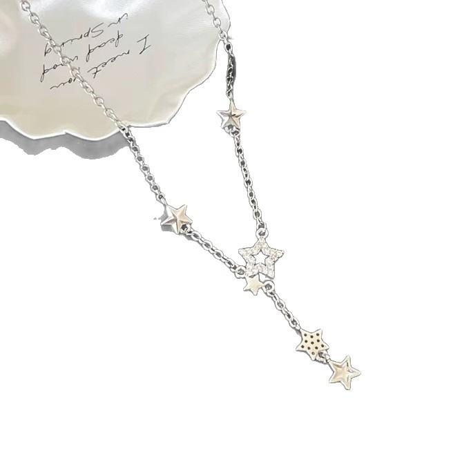 Female Niche Light Luxury Versatile Star Tassel Necklace