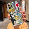 Street Art Banksy Graffiti Phone Case For Iphone 17 Pro Max Air 16 15 14 13 Pro Max 15 16 Pro 15Plus