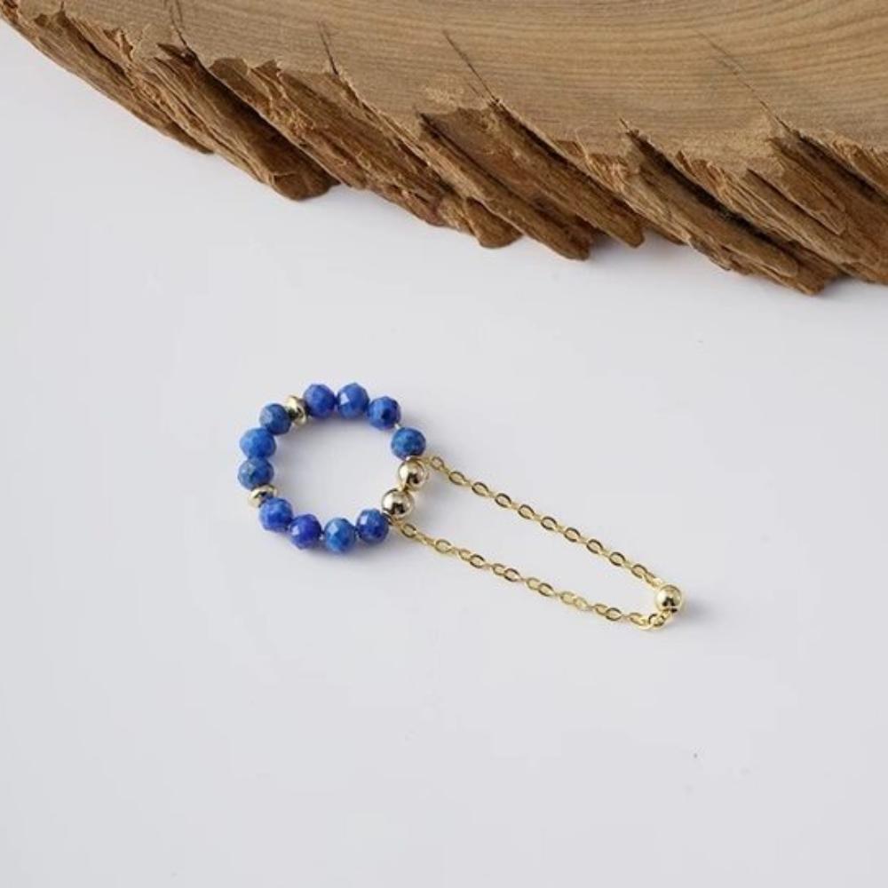 Handmade Beads Ear Cuff Non-piercing Tassel Ear Clip Vintage Crystal Dangle Earrings  Accessories