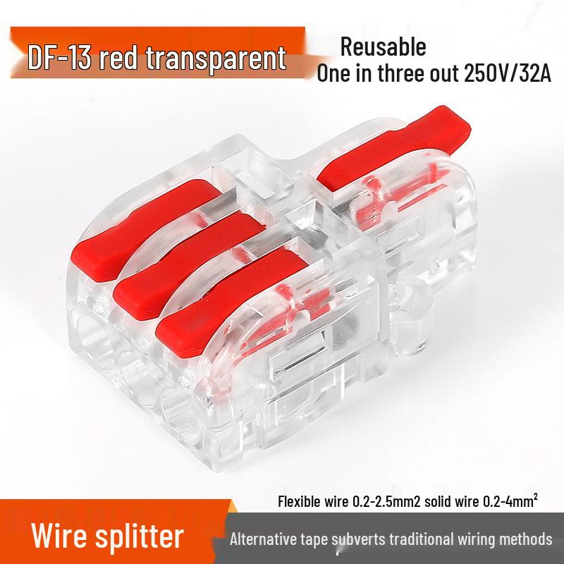 Mini Docking Model: 1 Input to 2/3/4/5 Outputs, Color Handle DF-12/13/14/15 for Home Use