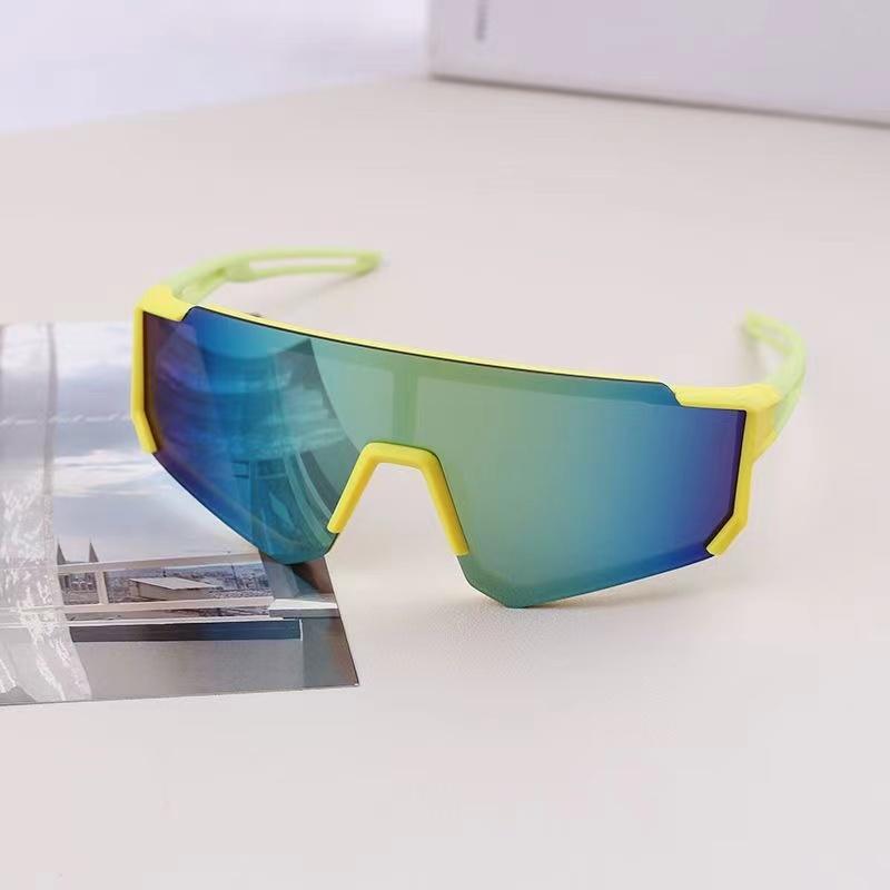 Gyerek Kerékpáros Napszemüveg MTB Horgászat Sport Kerékpár Szemüveg UV400 Gyermek Kemping Szemüveg Fiúk Lányok Szabadtéri Kerékpáros Szemüveg