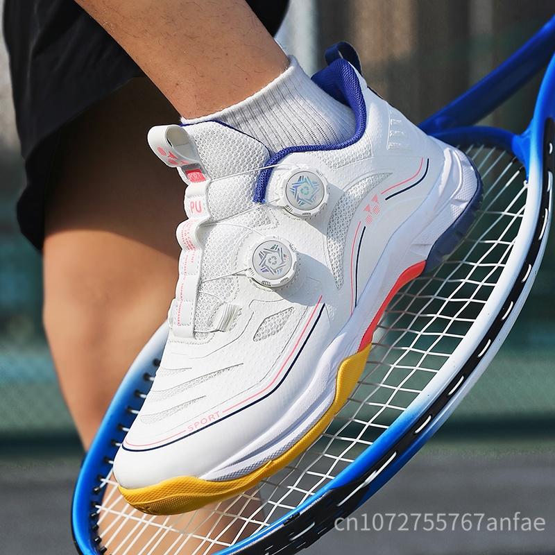 Summer Lightweight Tennis Shoes Training Special Badminton Shoes for Men And Women Rubber Upper Sports Shoe Anti-slip Breathable