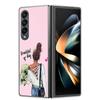 Etui na Samsunga Z Fold 5 Słodkie Modne Twarde Przezroczyste Etui na Telefon dla Samsunga Galaxy Z Fold5 5G ZFold 4 6 5G Powłoka Ochronna ZFold6