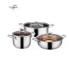 Zhang Xiaoquan Master Chef Stainless Steel 3-Piece Cookware Set