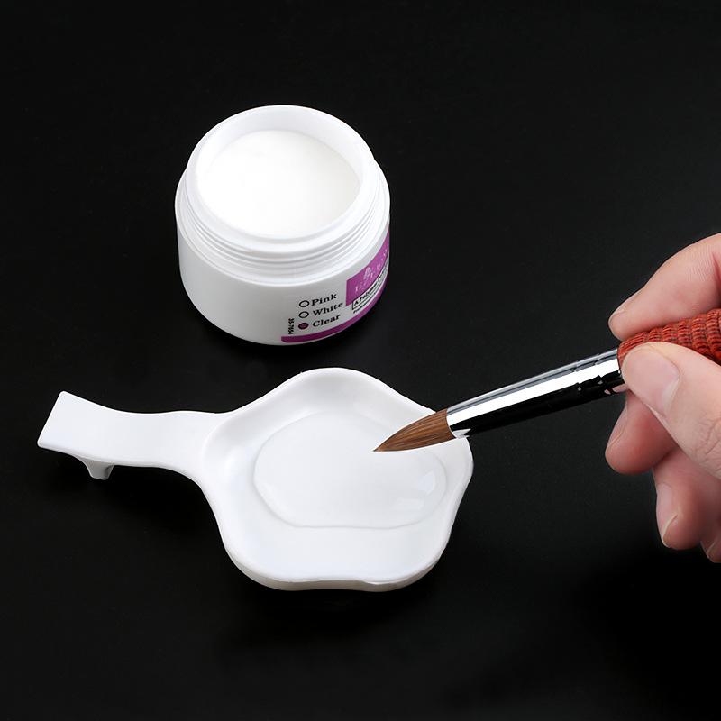 Nail Art Wash Pen Tray Engraved Painting Palette Nail Art Tool Paint Tray