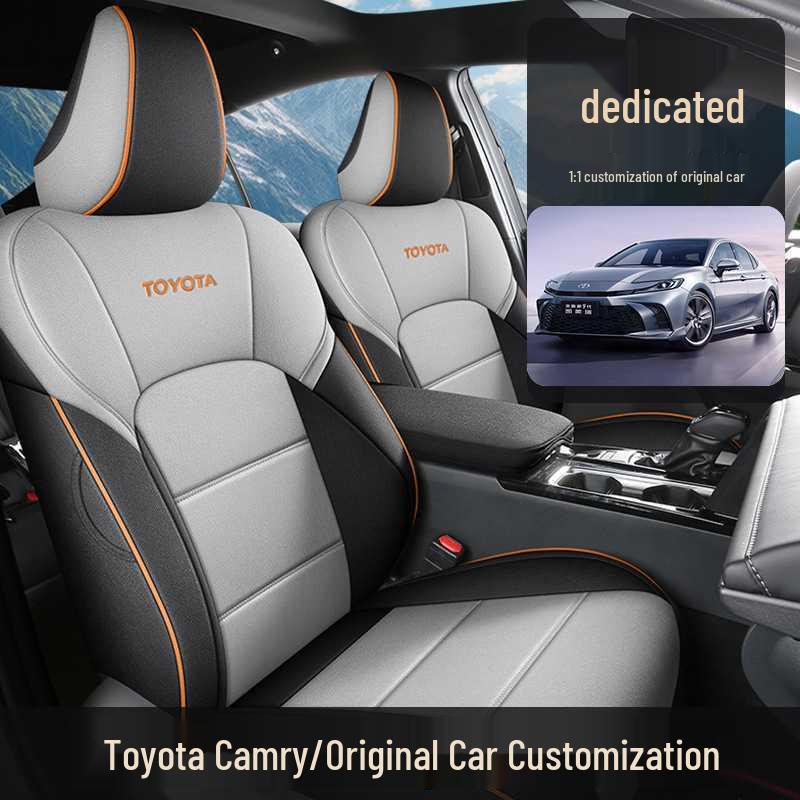 9th Gen All-Season Fabric Car Seat Covers for 2024 Toyota Camry, Full Coverage