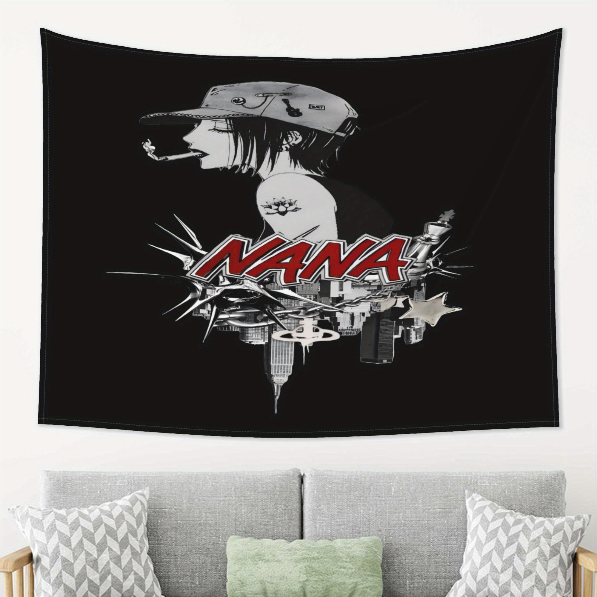 

VIKAMA Nana City Skyline Tapestry Has Added A Retro Edgy Vibe Ideal For Elevating Bedroom Dorm And Anime Enthusiast Spaces 74x94cm(29x37in)