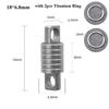 Portable Brass Keychain Ultra-light Car Key Ring New Titanium Alloy Keychain  Outdoor Small Tool