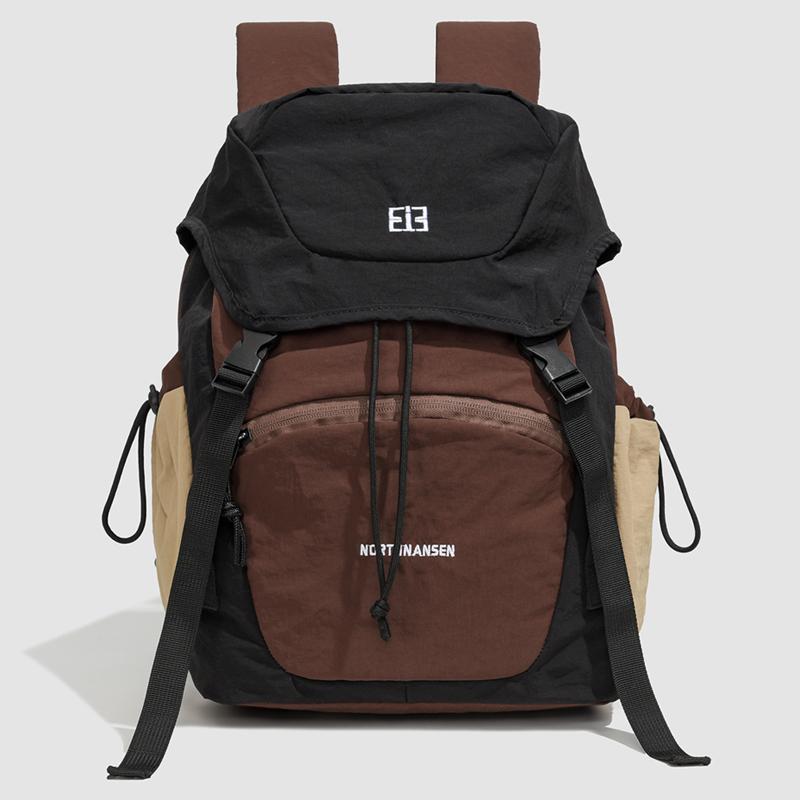 Mochila Impermeável para Caminhada na Faculdade - Bolsa de Trekking Leve com Alças Duplas para Esportes ao Ar Livre e Uso no Campus