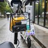 Universal Hanging Storage Bag Dustproof Waterproof Bike Hanging Bag Large Capacity Transparent Organizer Pouch