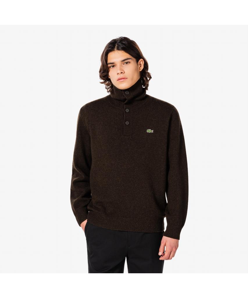 LACOSTE Men'S Half Button Pullover Ah332E-55N Skb