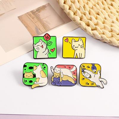 Series Geometric Cartoon Badge Fixed Accessory