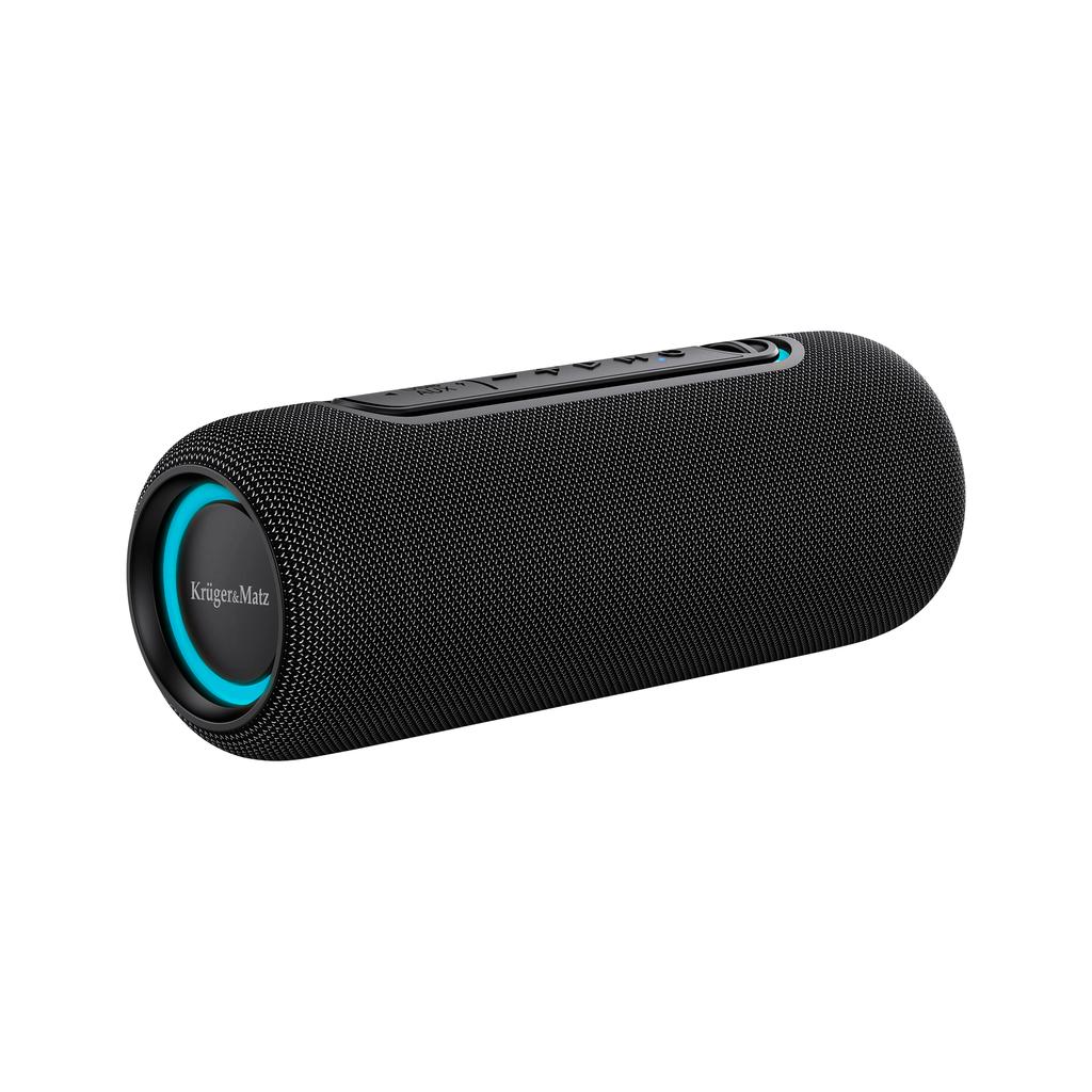 Bluetooth 5.0 IPX5 USB AUX 20W RGB Wireless Kruger&Matz Street Speaker