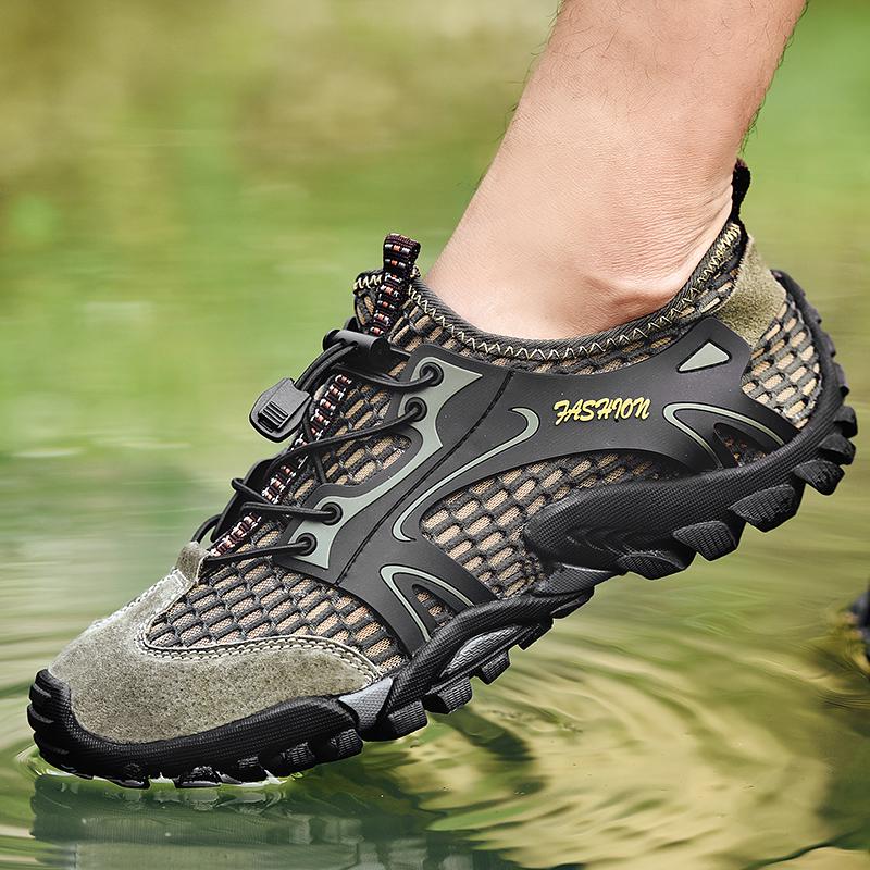 38- 50 Men's Large Size Shoes Mesh Diving Shoes Beach Shoes