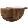 Wall Mounted Shelf in Vintage Wood Look 48 x 24 x 24 cm Engineered Wood