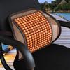 Car Waist Back Summer Seat Mesh Support Breathable comfortable Wood Beads Chair Support Backrest Office Waist Cushion