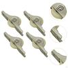 4 Pieces Push Pull Window Pulley Door Rollers Bathroom Slot Wheel Silent Sliding Doors Wheels