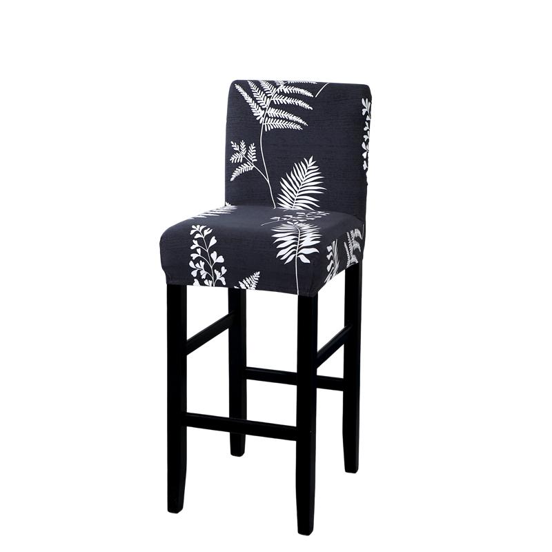 Stretch Bar Stool Covers Stretch Bar Stool Chair Covers, Counter Height Chairs Covers for Kitchen Dining Room Cafe Furniture