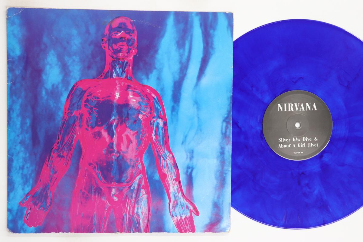 12-дюймовая пластинка NIRVANA Sliver Dive About A Girl TUPEP25 TUPELO RECORDIN 1991 UK Рок Б/У