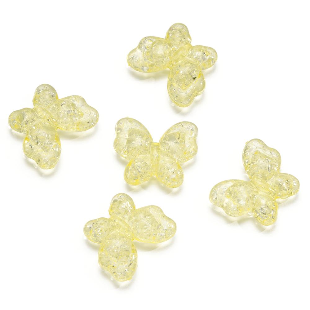 10-20 Stück 18mm Schmetterling Rissige Acrylperlen Transparent Halsketten Abstandshalter Perlen Für Armband Anhänger DIY Schmuckherstellung Zubehör