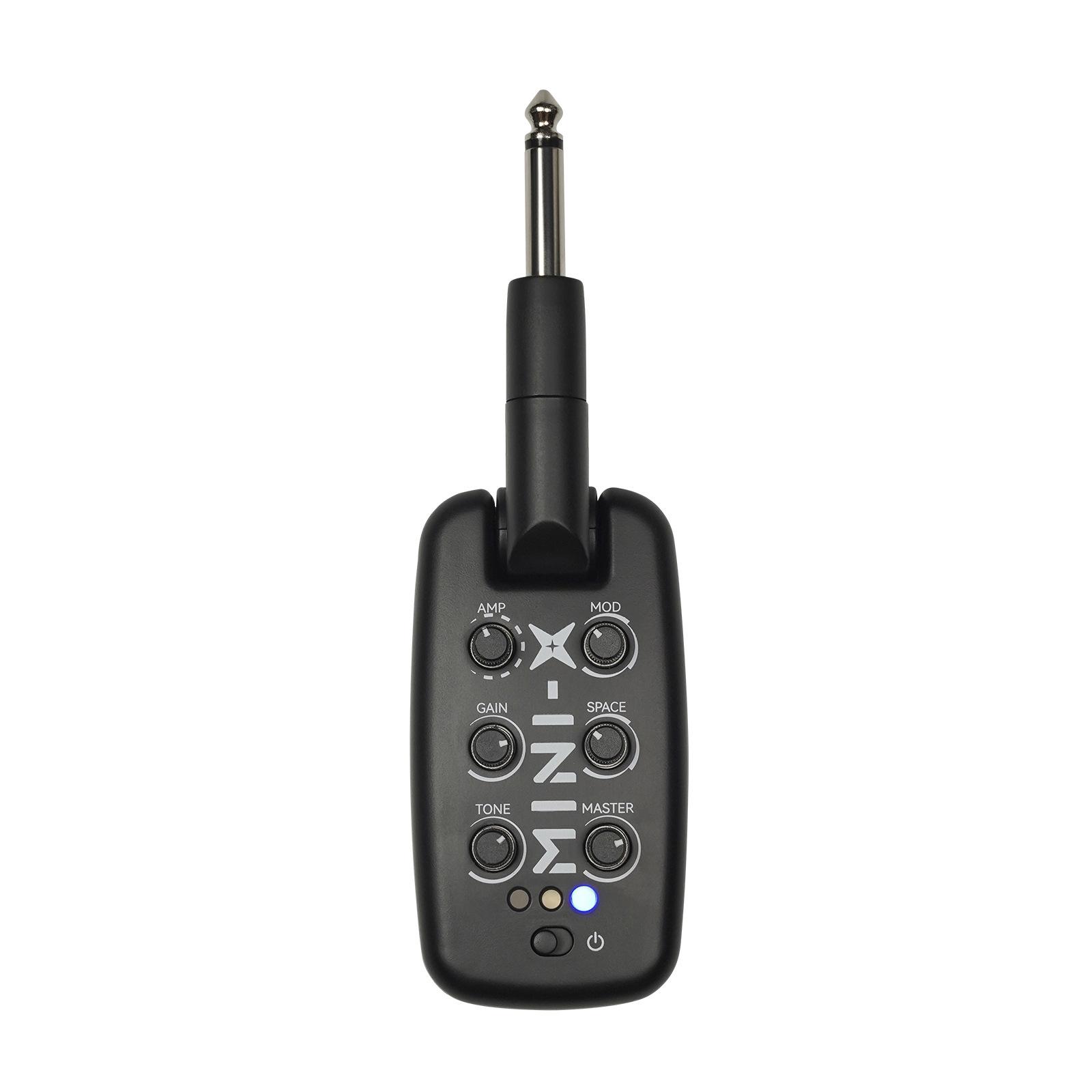 

Guitar Effects Pedal: Headphone Amp, Reverb, Delay, Tremolo, Chorus, Phaser, Tone Simulation чёрный