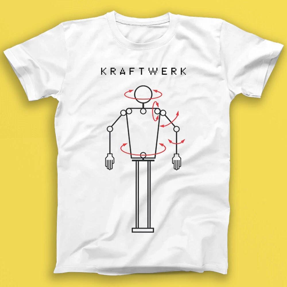 Kraftwerk Robot Elettronico Synth Pop Musica Regalo Maglietta T Shirt 1940