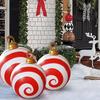 LED Inflatable Christmas Decoration Ball - Lighted Yard Balloon Atmosphere Light PVC