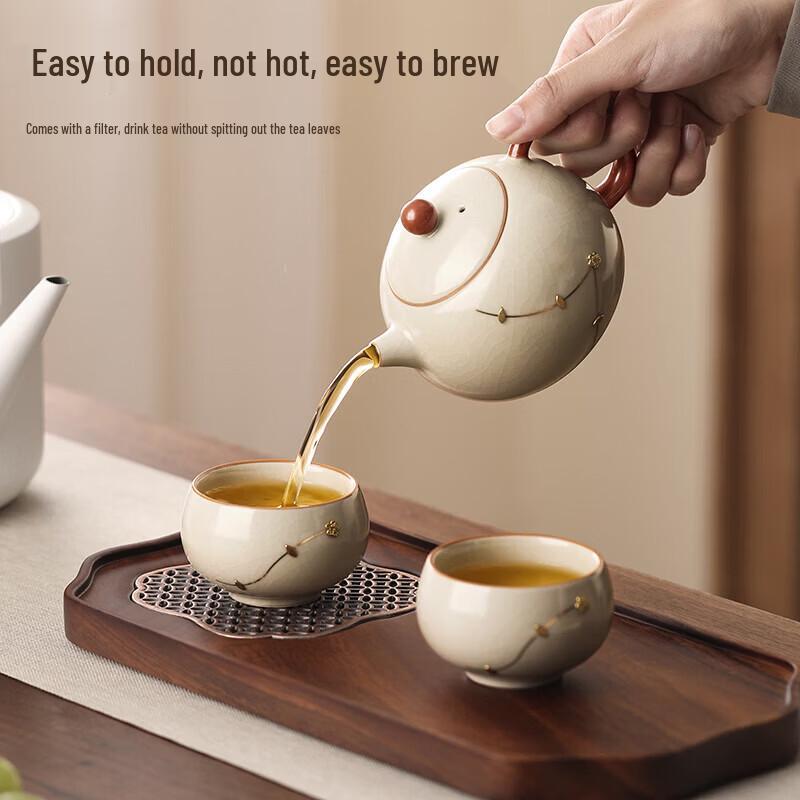 Buzhuo Ru Kiln Ceramic Tea Set