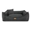 Legowisko Ortopedyczne Denzoo Milano Dark Grey "Xl" 100X80 Kojec Sofa Posłanie