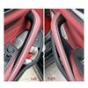 2Pcs Beige Door Pull Handle Door Handle Cover For BMW 5 Series 2018- 525I 528I Driver And Passenger Side