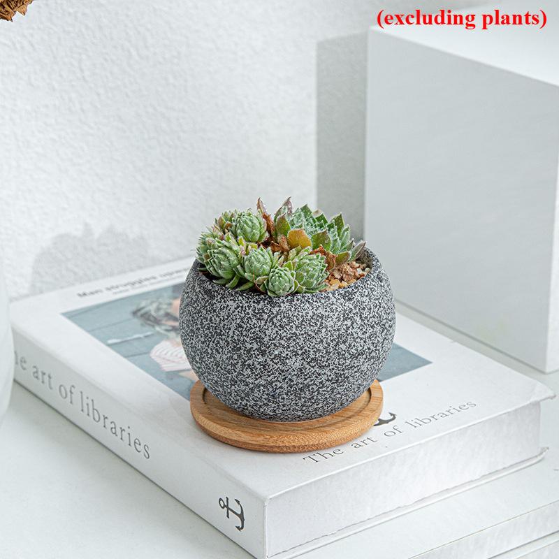 1pc Cute Flower Pot Creative Succulent Planters Ceramic Home Gardening Pots Indoor Outdoor Planters, Ceramic Pots for Plants