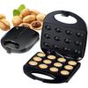 Walnut Cookie Maker 12 Holes, Electric Walnut Cake Mold Maker, Non Stick Oreshki Cookies Maker, Double-side Heating Mini Nut Cookies Maker Machine