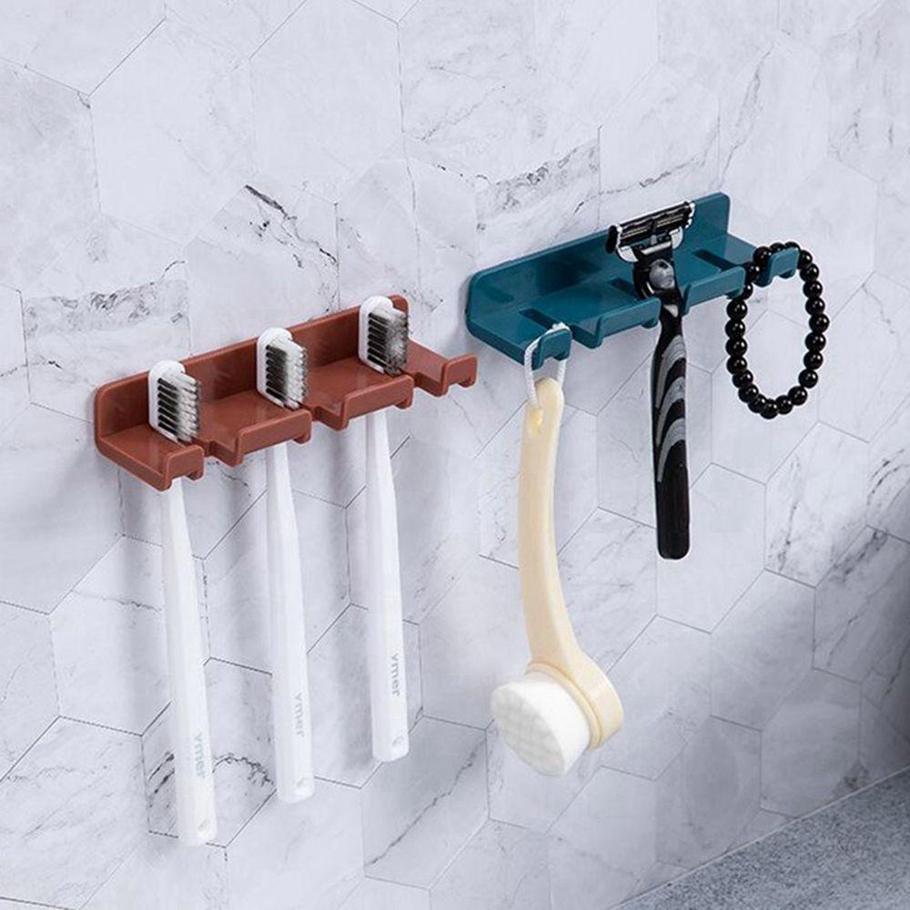 

Кухонные гаджеты для смартфона Вешалка для зубных щеток Крючки для ванной комнаты Стеллаж для хранения Настенные крючки жёлтый