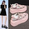 Fashion 2025 Retro Sport Shoes Women's Inside Increase Leisure Sandale Shoes High Top Lightweight Thick Sole Sneakers Spring Autumn