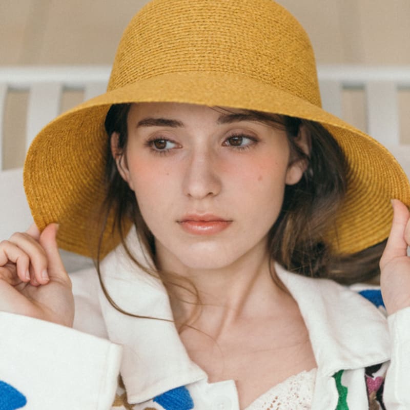 RaJu Raffia Capeline Hat_7 Color