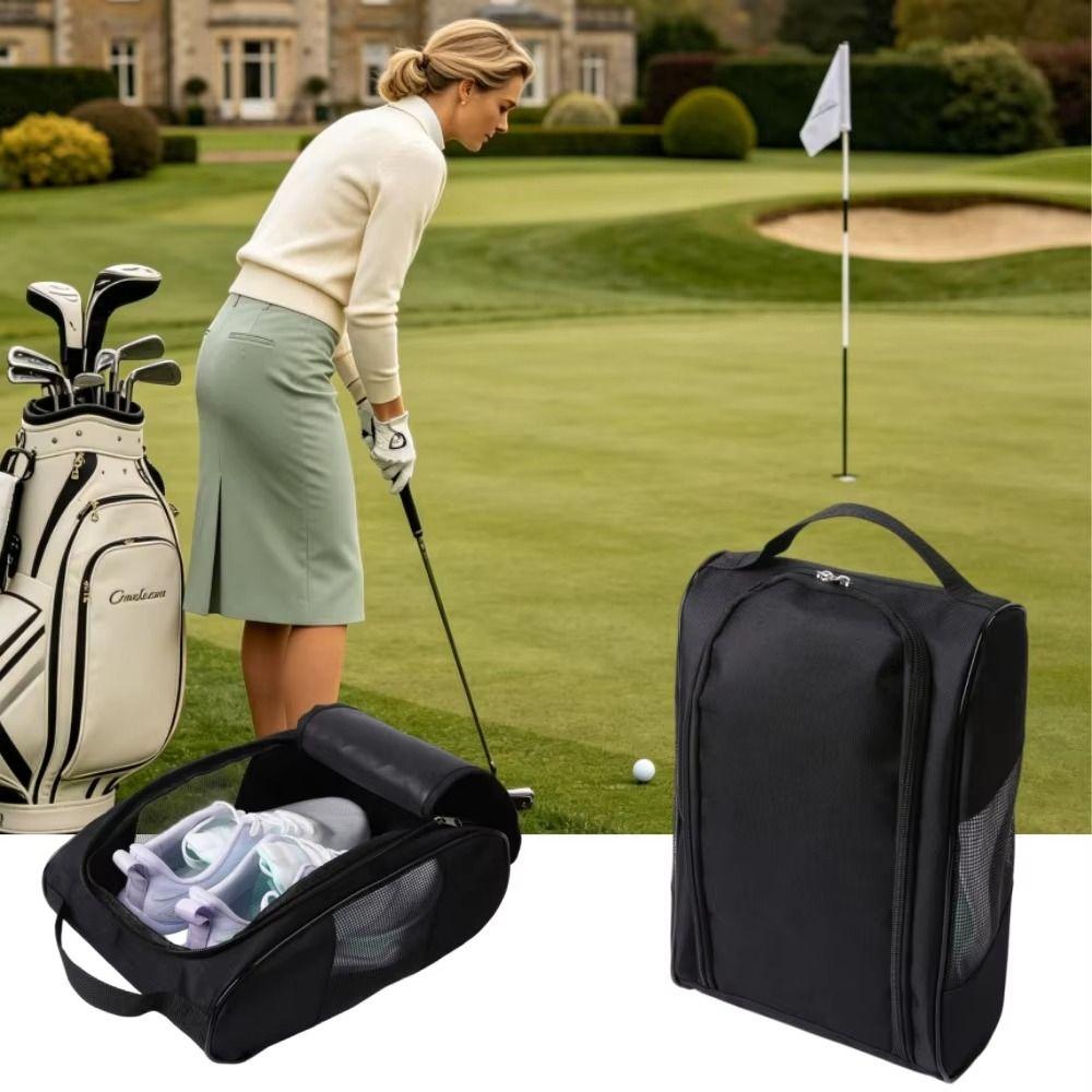 Waterproof Portable Sneakers Case Breathable Travel Slipper Handbag Shoe Packing Pouch Golf