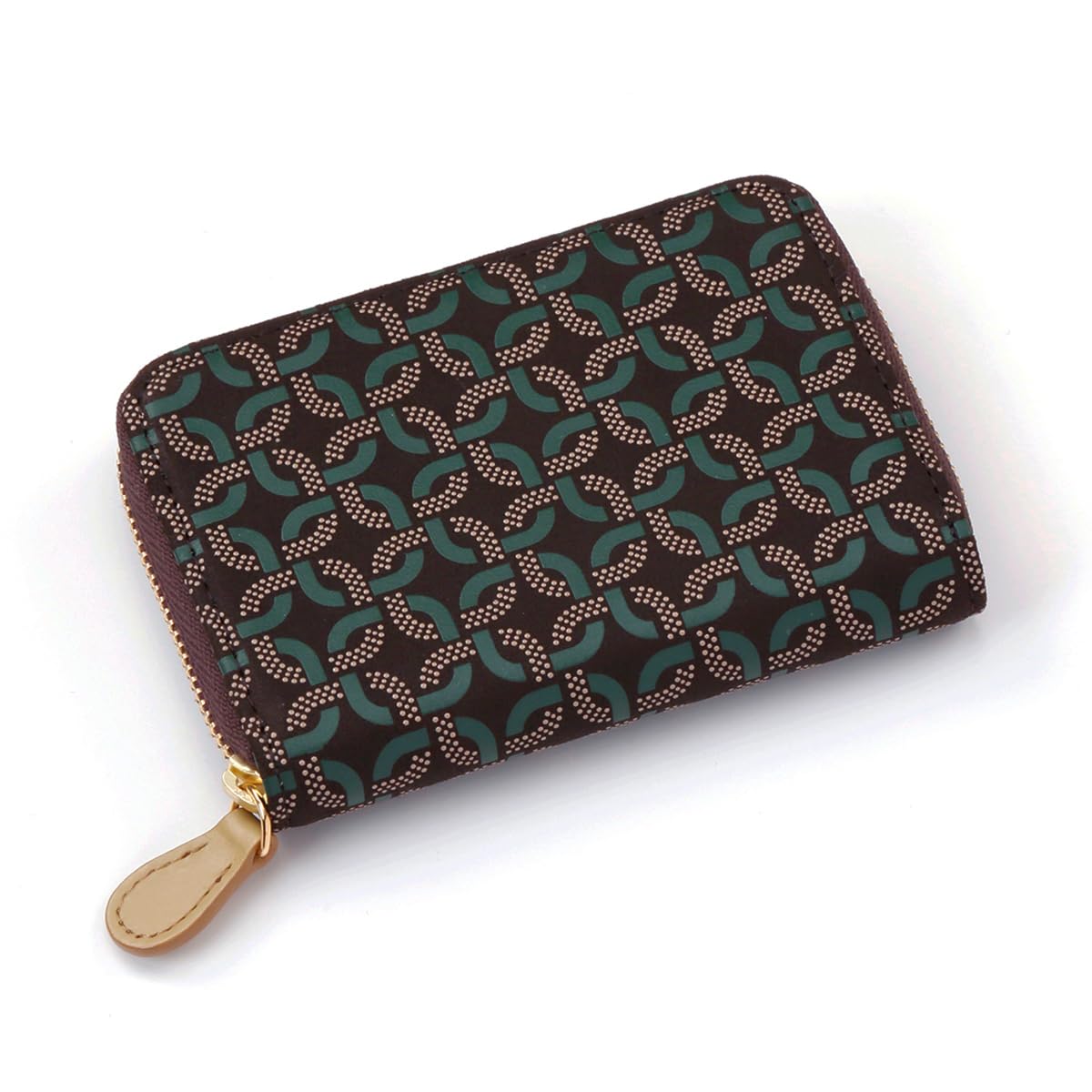 

Inden RINGLET Traditional Craft Koshu Inden Deerskin Lacquer Original Brand Geometric Pattern Coin [Indenya] ([№8103] Гаманець) коричневий