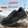 Unisex Steel Toe Safety Shoes - Anti-Smash, Anti-Puncture, Non-Slip, Wear-Resistant, All-Season Work Footwear