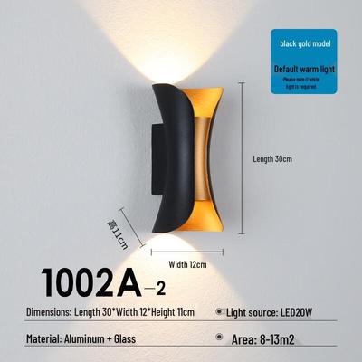 Oeny Modern Outdoor/Indoor Up/Down Wall Lamp