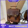 Backpack Women's Fashion New Niche Design Casual Connector Trend Student Bag Travel Small Backpack