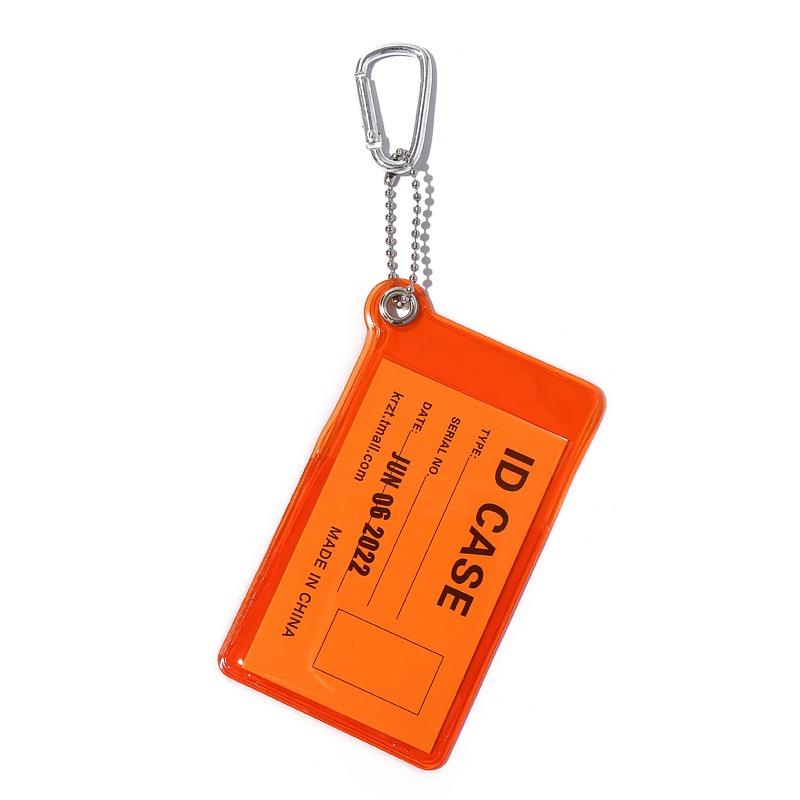 New Fluorescent Card Bag Niche Women's Small Thin Student Meal Card Document Work Bus Card Work Card