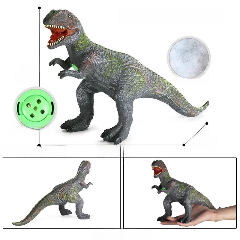 

Realistic Dinosaur Models For Boys Soft Gel Dinosaur Figures With Sound Features Collectible Style A
