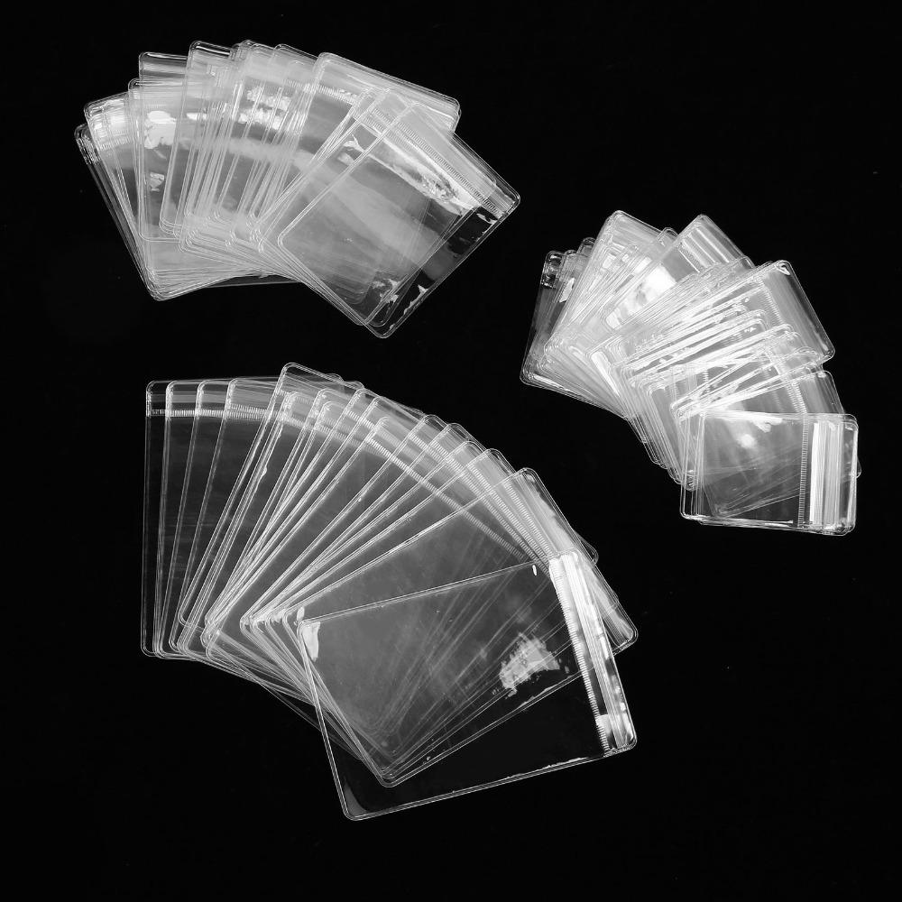 120pcs Clear PVC Jewelry Bags Thickened Jewelry Ziplock Bags Anti Tarnish Jewelry Bags  Necklaces