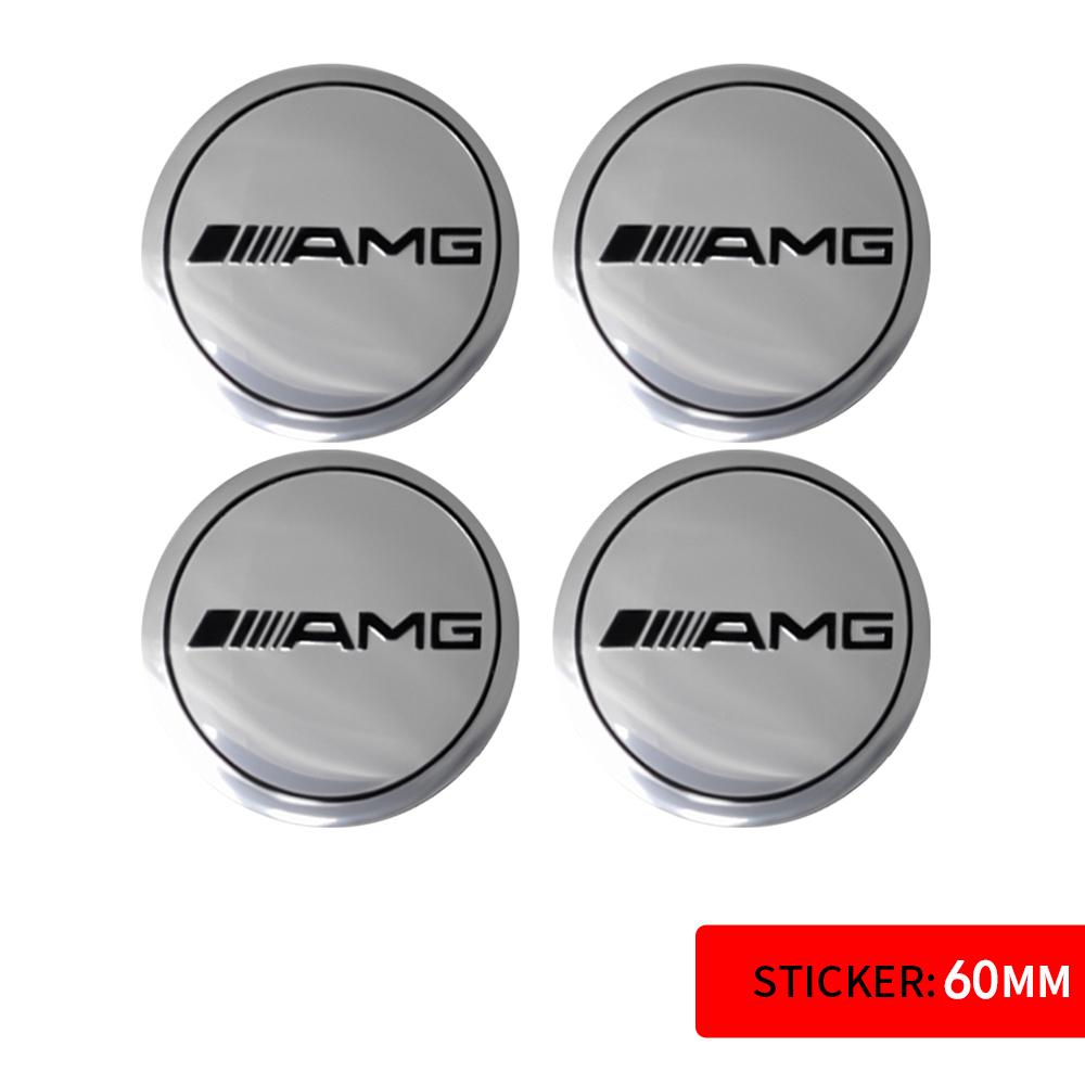 56/60/65MM Car Sticker Wheel Center Covers Hub Cap Emblem Decoration Decal for Mercedes Benz AMG W212 W204 W211 W124 A B S Class