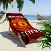 Manchester United F Print Beach Towel, Large Soft Quick Dry Towel for Beach Camping Swimming