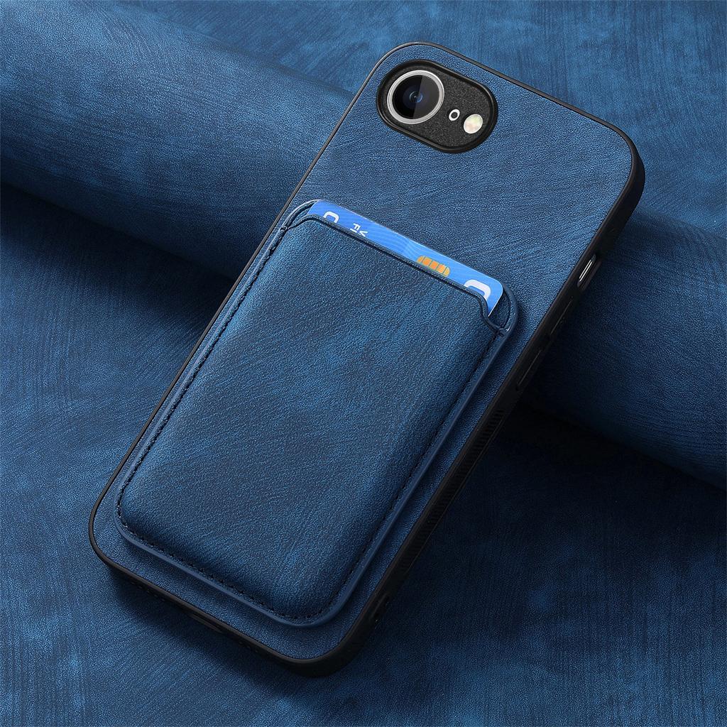 For Magsafe Leather Case for Iphone 16E 16e SE4 Magnetic Wallet Card Pocket Cover for Iphone 16E 16 Pro Max 14 15 Plus 13 12 11
