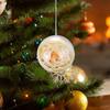 NUOLUX Plastic Christmas Ornament, Clear Ball, 15cm Hollow, Fillable Sphere, for DIY Decorations, Home, Weddings, Parties, and More