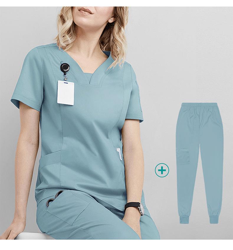 Elastic Quick-Dry Medical Workwear: Lightweight, Washable Gowns for Healthcare and Dental Professionals