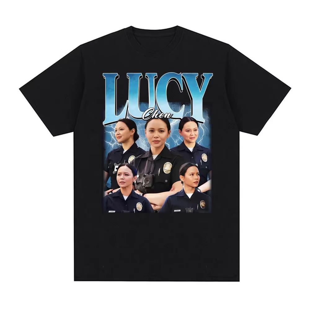 Lucy Chen Graphic T-shirts Women Clothing Harajuku Fashion Short Sleeves Street Classic T Shirts Cotton Oversized T-shirt S